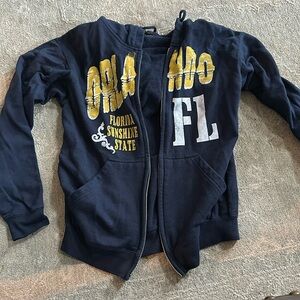 navy zip up